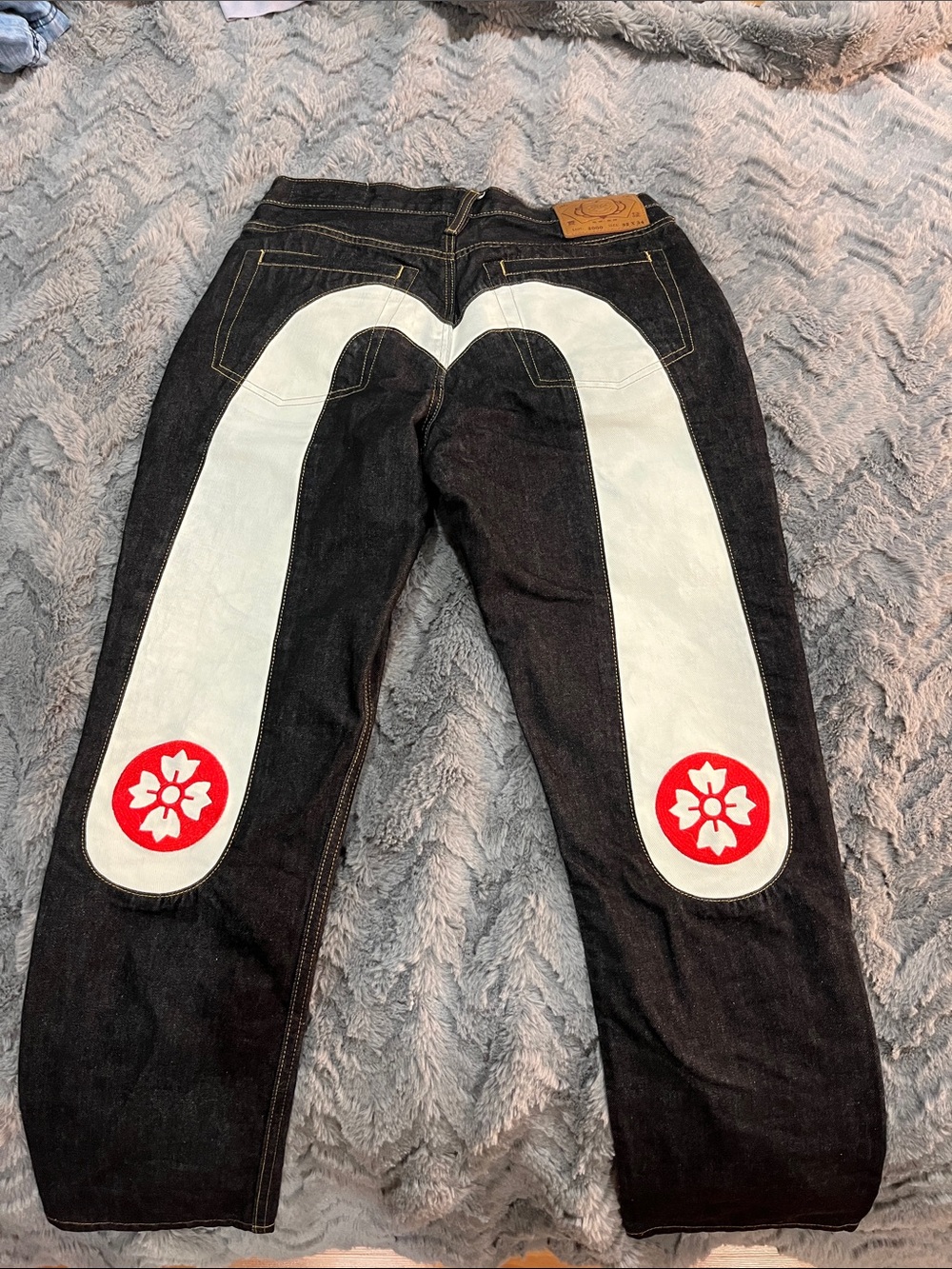 Evisu Jeans with Embroidery